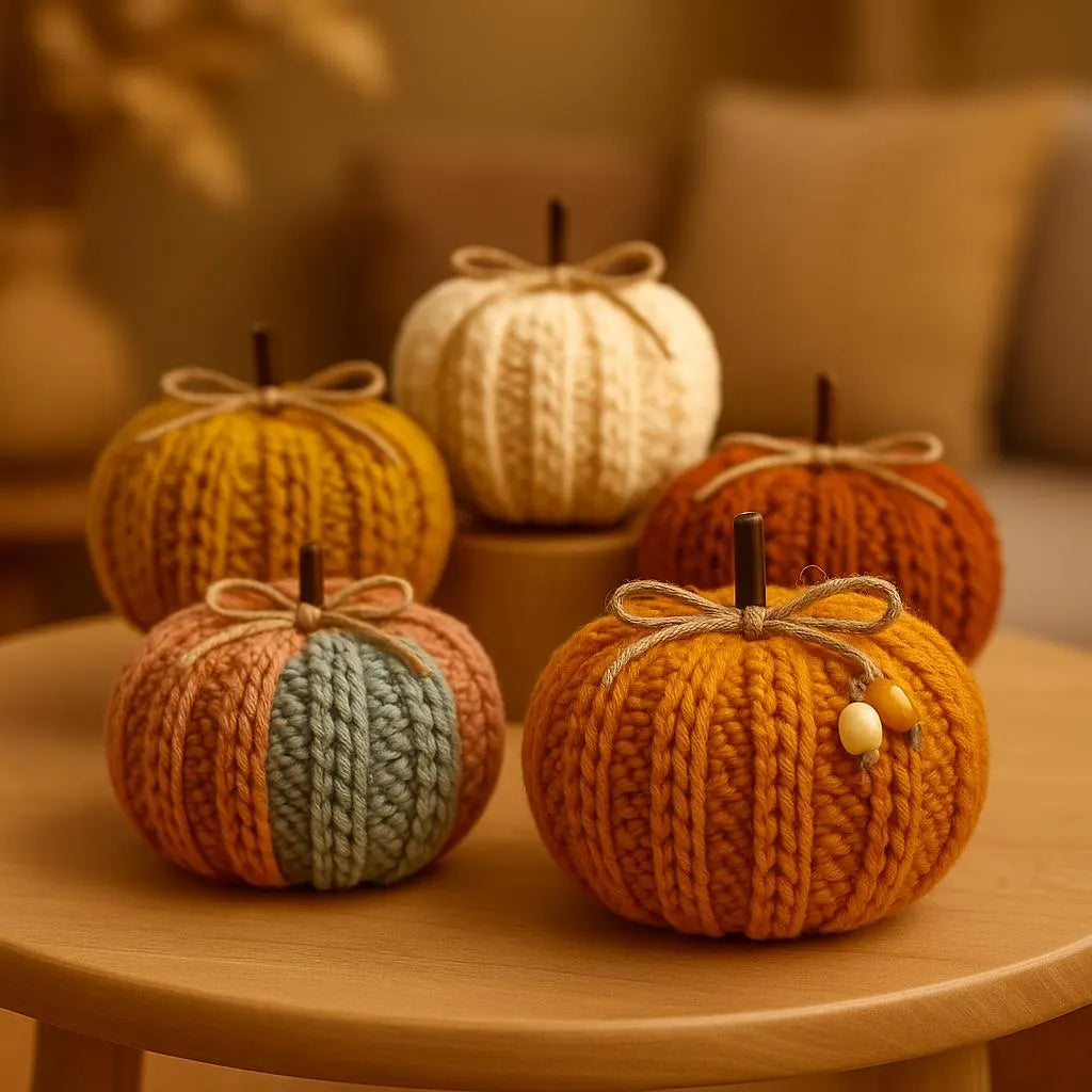 Crochet Pumpkin Pattern – 7 Sizes Amigurumi Pumpkin PDF