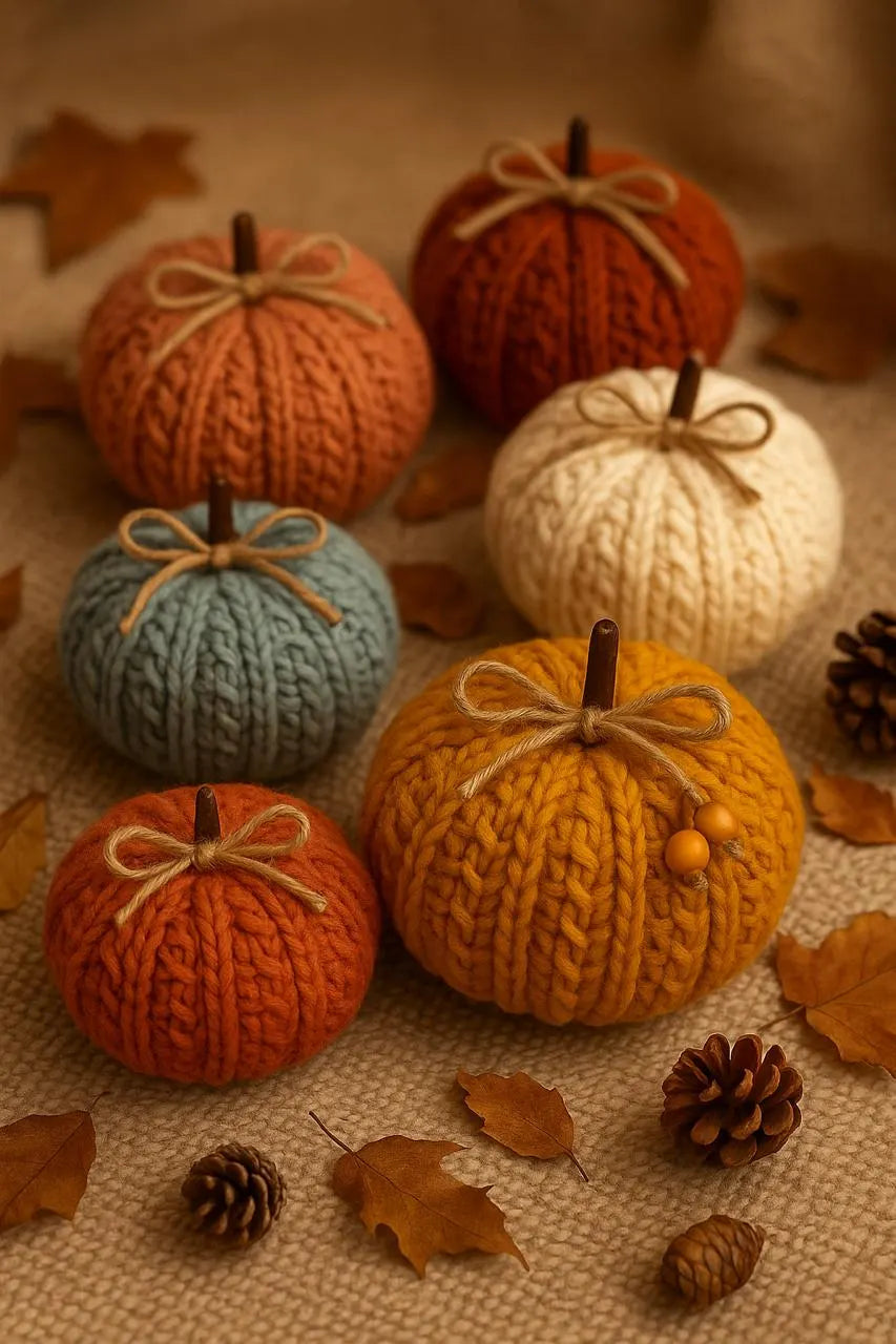 Crochet Pumpkin Pattern – 7 Sizes Amigurumi Pumpkin PDF